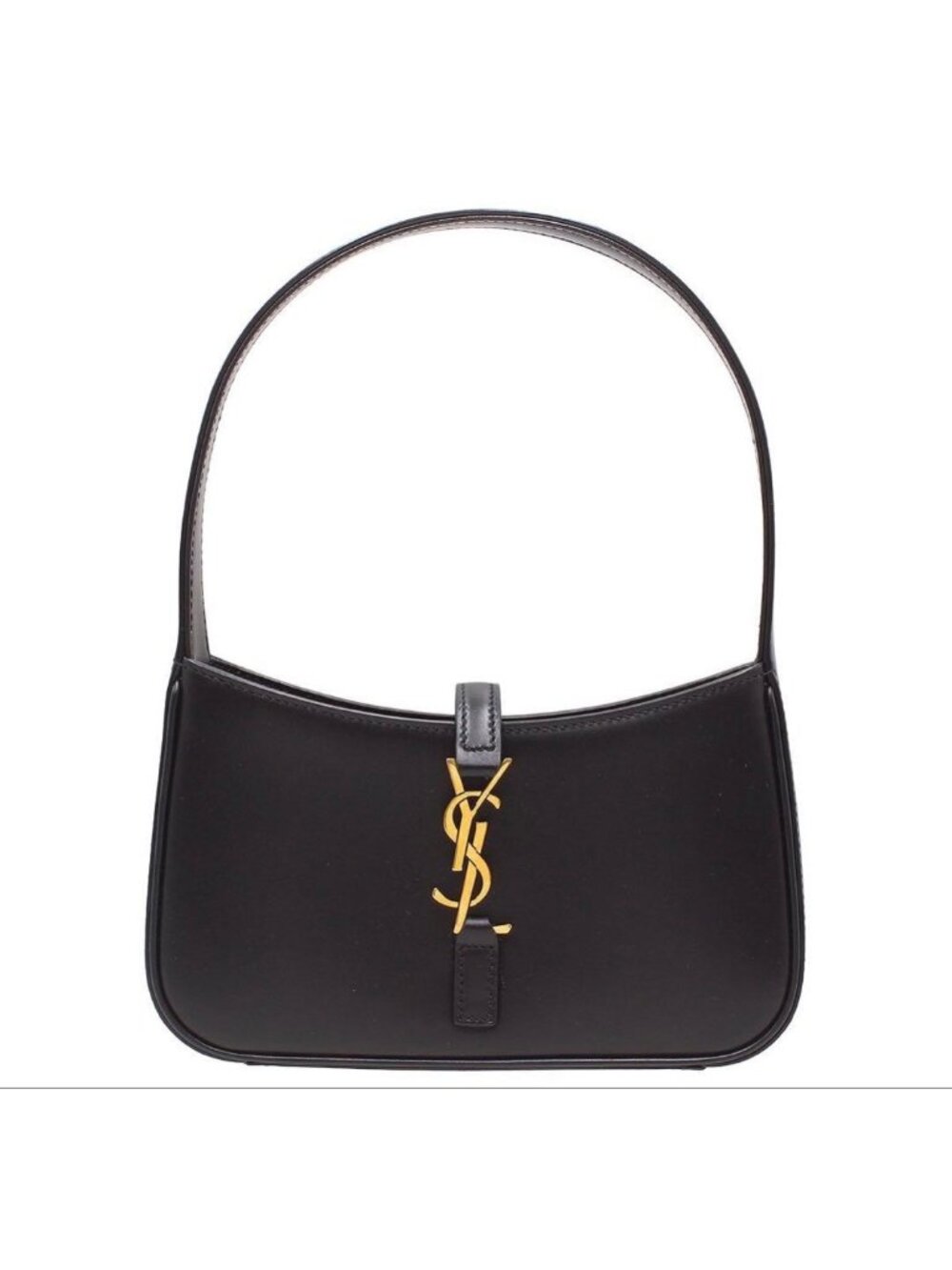 Saint Laurent le 5 7 Mini Hobo Handbag : Black - Picture 2 of 10